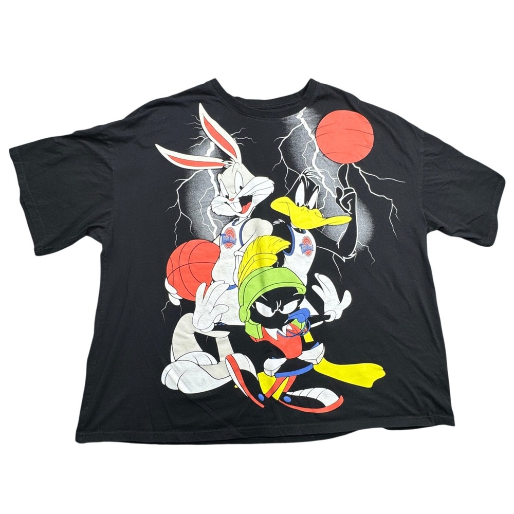 Space Jam A New Legacy T Shirt Mens XL Black Tune Squad Bugs Bunny Graphic Movie